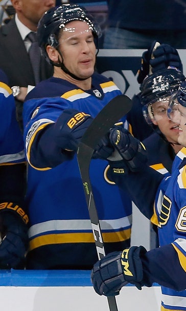 Blues' offense bounces back in 6-3 win over Wild